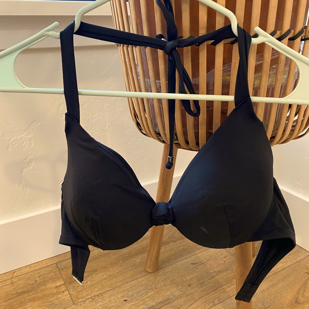 Simple Black Bikini Top